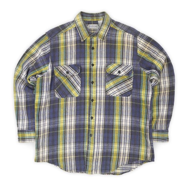 画像1: Late 90's FIVE BROTHER ヘビーネルシャツ (1)