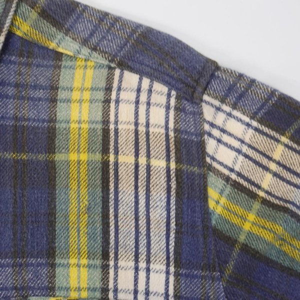 画像4: Late 90's FIVE BROTHER ヘビーネルシャツ (4)