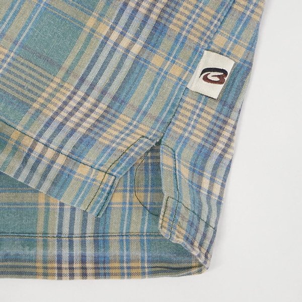 画像4: 90's BUGLE BOY S/S リネンコットンシャツ (4)
