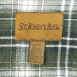画像2: 90-00's ST.JOHN'S BAY フランネルボタンダウンシャツ "Olive Ombre Plaid" (2)