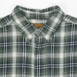 画像3: 90-00's ST.JOHN'S BAY フランネルボタンダウンシャツ "Olive Ombre Plaid" (3)