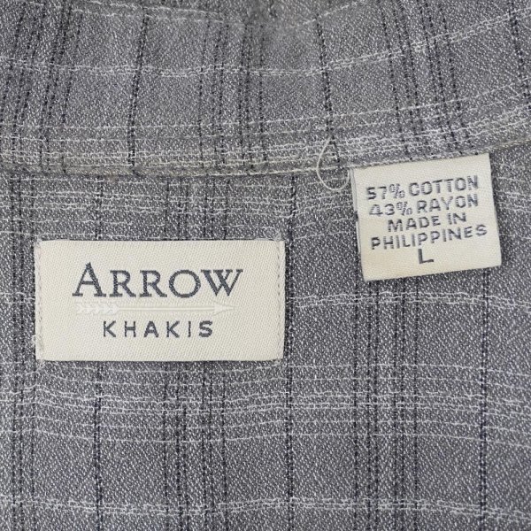 画像2: 00's KHAKI'S by ARROW S/S レギュラーカラーシャツ (2)