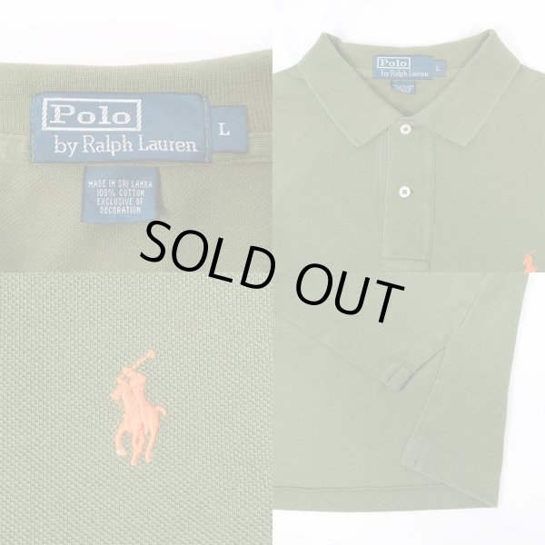 画像2: 00's Polo Ralph Lauren ポロシャツ “OLIVE" (2)