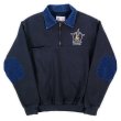 画像1: 90's CHICAGO POLICE デニム襟ハーフジップスウェット “MADE IN USA” (1)