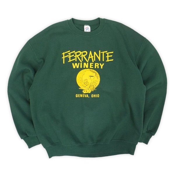 画像1: 90's FERRANTE WINERY プリントスウェット "MADE IN USA / JERZEES body" (1)