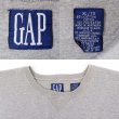 画像3: 90's OLD GAP 前V スウェットシャツ "GRAY" (3)