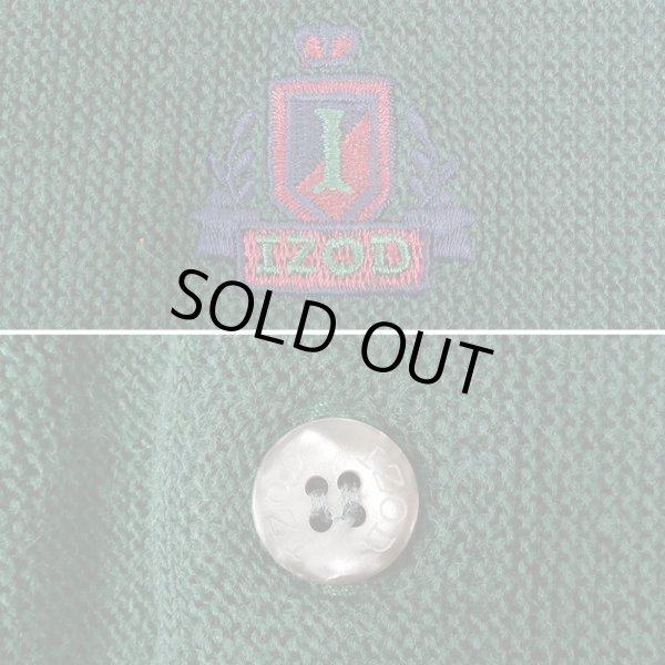 画像3: 90's IZOD アクリルカーディガン “MADE IN USA” (3)