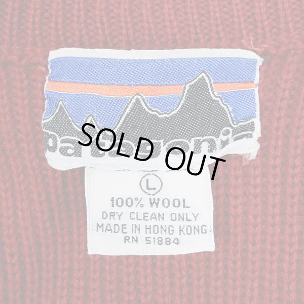 画像3: 70's Patagonia ローゲージ ウールニット "白タグ" (3)