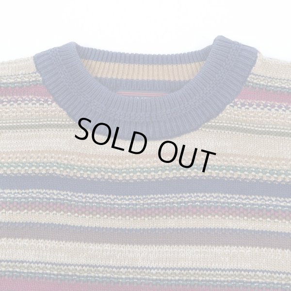 画像3: 90's ROUNDTREE & YORKE マルチボーダー柄 コットンニット (3)