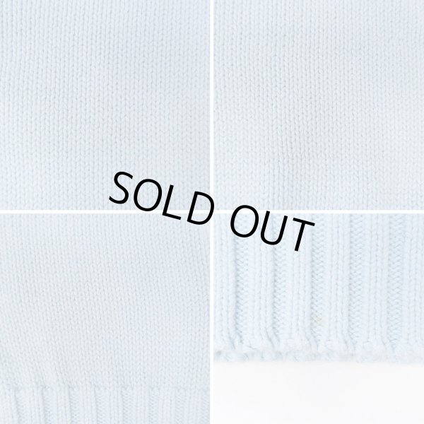 画像4: 90's Polo Ralph Lauren Vネック コットンニットベスト (4)