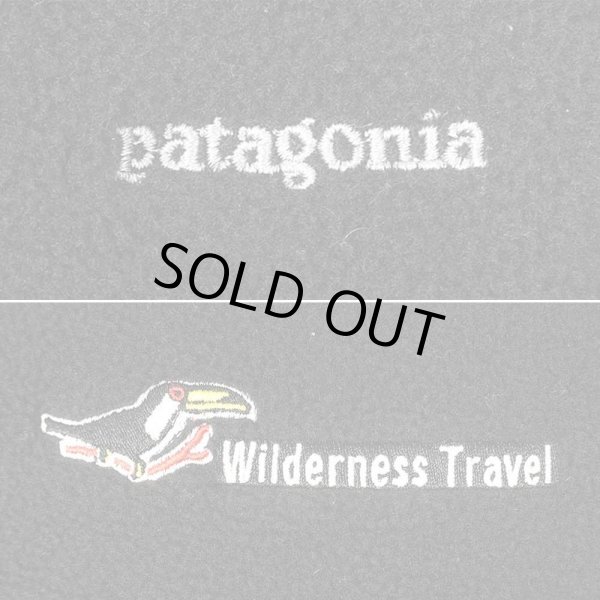 画像3: 04's PATAGONIA シンチラフリースベスト "BLACK / 企業ロゴ刺繍" (3)
