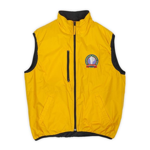 画像1: 90-00's KAHLUA パディングベスト "YELLOWSTONE NATIONAL PARK" (1)