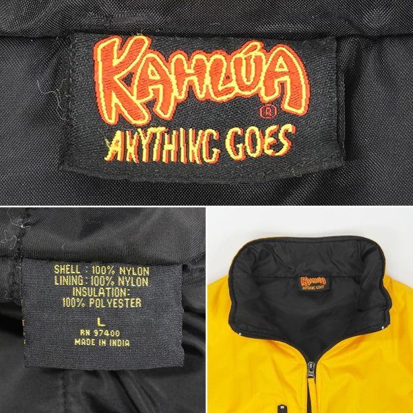 画像3: 90-00's KAHLUA パディングベスト "YELLOWSTONE NATIONAL PARK" (3)