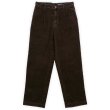 画像1: 90's Eddie Bauer 2タック 太畝コーデュロイパンツ “DARK BROWN” (1)