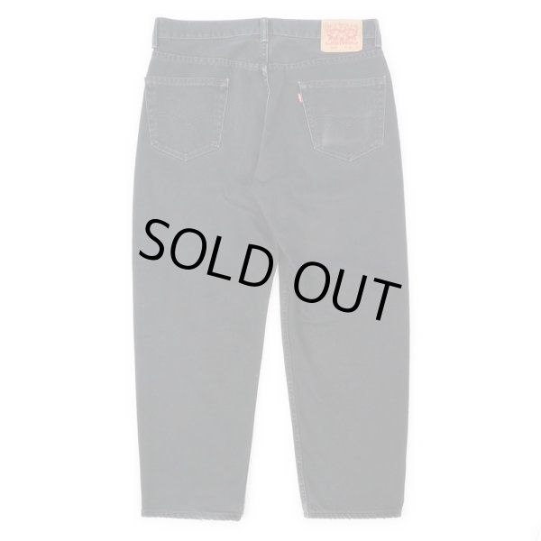画像2: 00's Levi's 550 ブラックデニムパンツ "W36 L30" (2)