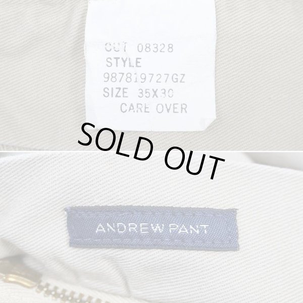 画像4: 90's Polo Ralph Lauren 2タック チノトラウザー "ANDREW PANT / MADE IN USA / W35 L30" (4)