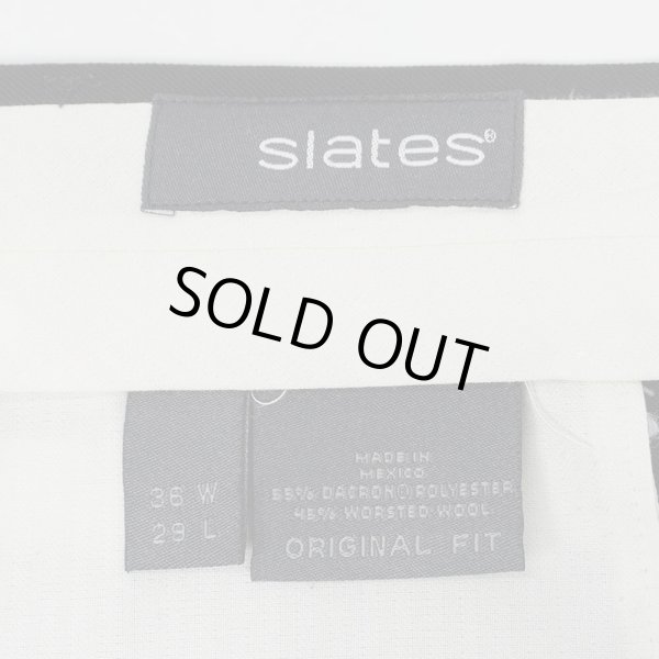 画像3: 00's SLATES 2タック スラックス "BLACK / W36 L29" (3)