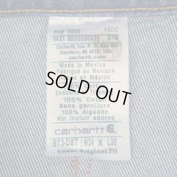 画像4: Carhartt ダブルニーデニムペインターパンツ "B73 DST / W34 L30" (4)
