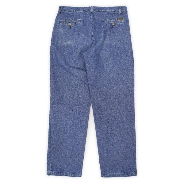 画像2: 00's Lee 2タック デニムトラウザー "W33 L30" (2)