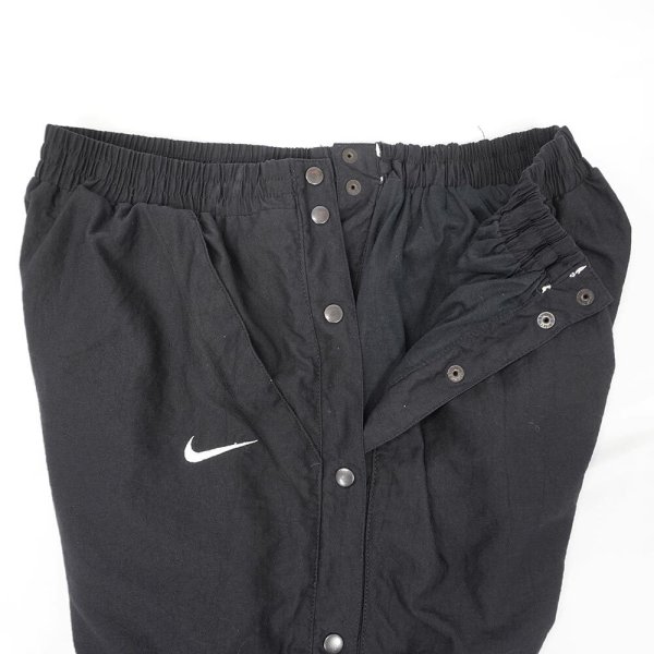 画像4: 90's NIKE サイドスナップ ナイロントレーニングパンツ (4)