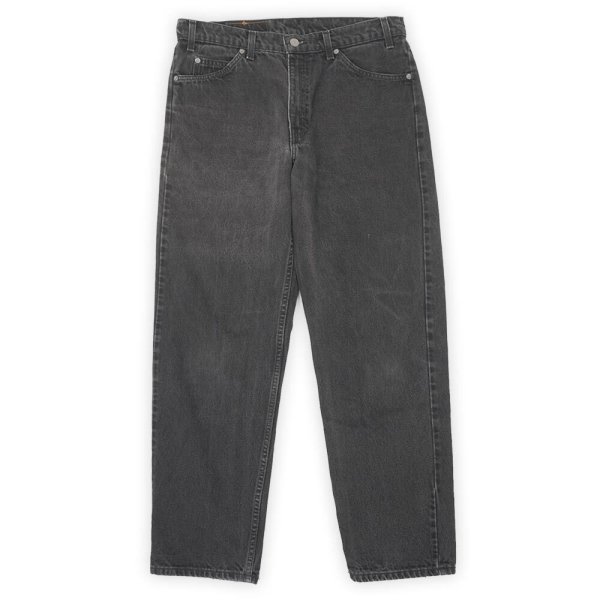画像1: 90's Levi's 550 ブラックデニムパンツ "W34 L30" (1)