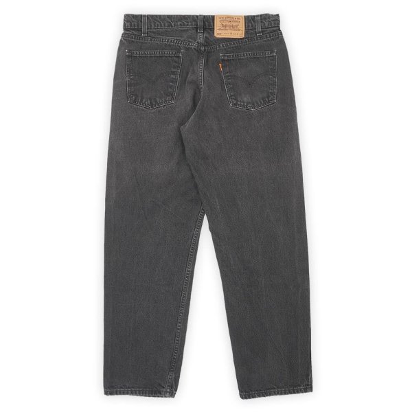 画像2: 90's Levi's 550 ブラックデニムパンツ "W34 L30" (2)