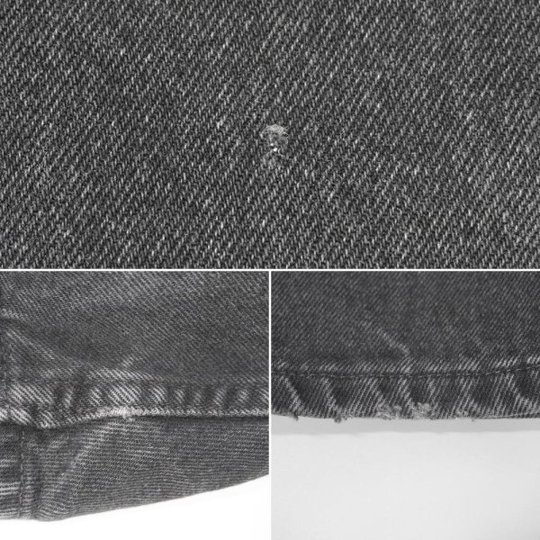 画像5: 90's Levi's 550 ブラックデニムパンツ "W34 L30" (5)