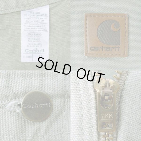 画像3: 00's Carhartt ダック ペインターショーツ “KHAKI” (3)