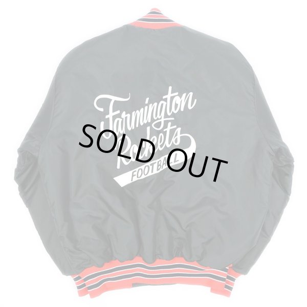 画像2: 90's DeLONG ナイロンスタジャン "MADE IN USA / DEADSTOCK" (2)