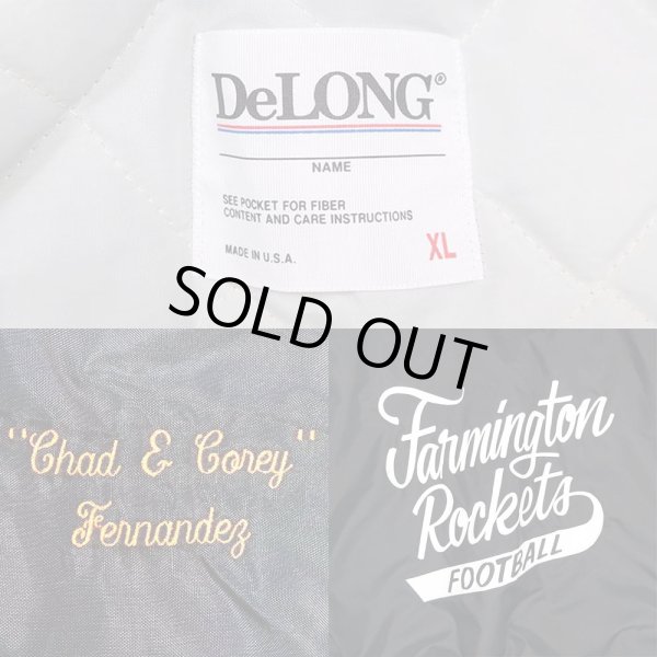 画像3: 90's DeLONG ナイロンスタジャン "MADE IN USA / DEADSTOCK" (3)