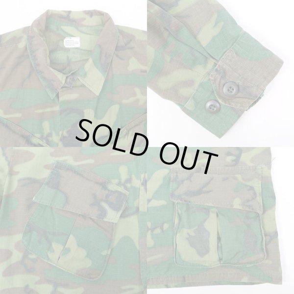 画像4: 60's US.ARMY ERDL ジャングルファティーグジャケット "LARGE-SHORT" (4)