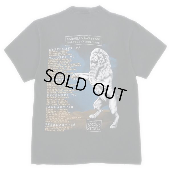 画像2: 90's THE ROLLING STONES ツアーTシャツ "BRIDGES TO BABYLON WORLD TOUR″ (2)