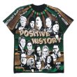 画像2: 90's KACY WORLD COLORS POSITVE PEOPLE HISTORY 総柄プリント Tシャツ "MADE IN USA" (2)