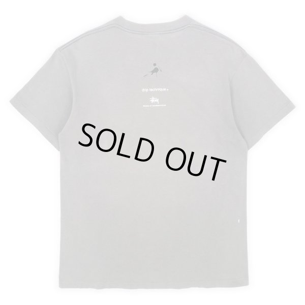 画像2: 90's Stussy × W-TAPS プリントTシャツ "DRIP TECHNIQUE / MADE IN USA" (2)