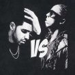 画像2: 00's Drake VS Pusha T プリントTシャツ (2)