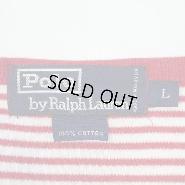 画像2: 90's Polo Ralph Lauren S/S ヘンリーネックカットソー (2)
