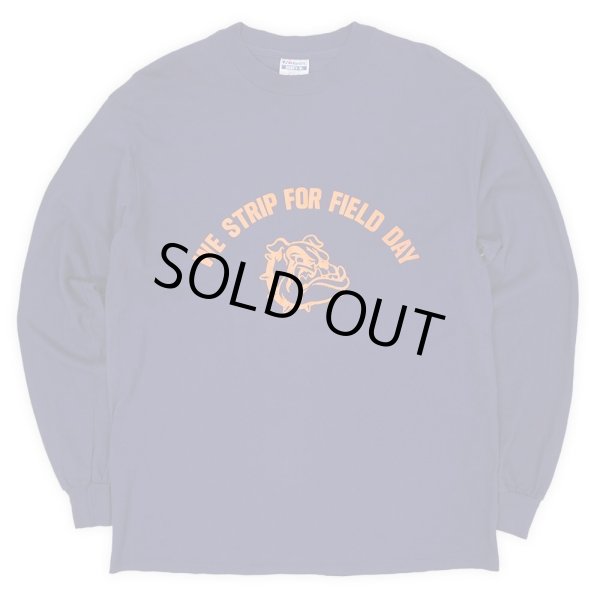 画像1: 90's The Bay Supply Company L/S 両面プリントTシャツ “Hanes BEEFY body / MADE IN USA” (1)