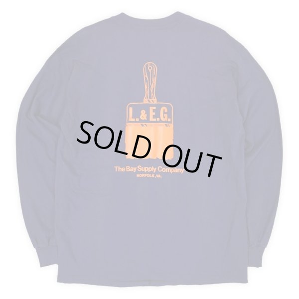 画像2: 90's The Bay Supply Company L/S 両面プリントTシャツ “Hanes BEEFY body / MADE IN USA” (2)