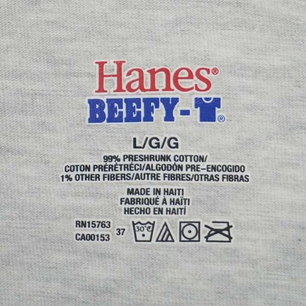画像2: 00's Hanes BEEFY ポケットTシャツ (2)