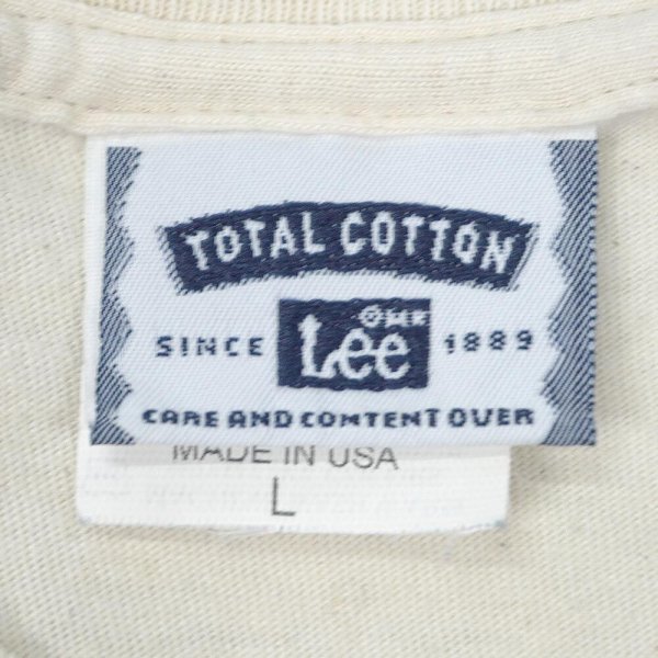 画像3: 90's Lee Vネック ブランクTシャツ "MADE IN USA" (3)