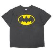 画像1: Early 00's BATMAN ロゴプリントTシャツ (1)