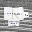 画像2: 90-00's Calvin Klein Jeans L/S ハーフジップ ポロシャツ (2)