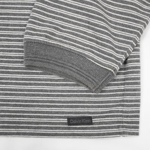 画像4: 90-00's Calvin Klein Jeans L/S ハーフジップ ポロシャツ (4)