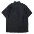 画像2: 90-00's LANDS' END S/S リネンシャツ "BLACK / DEADSTOCK" (2)