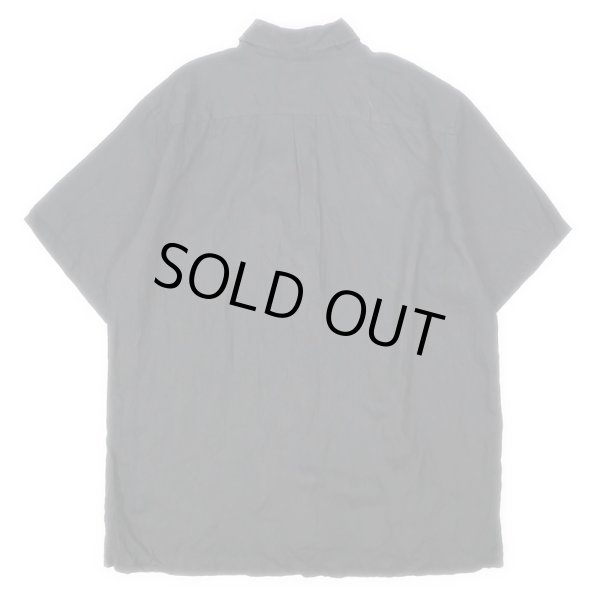 画像2: 90-00's LANDS' END S/S リネンシャツ "BLACK / DEADSTOCK" (2)