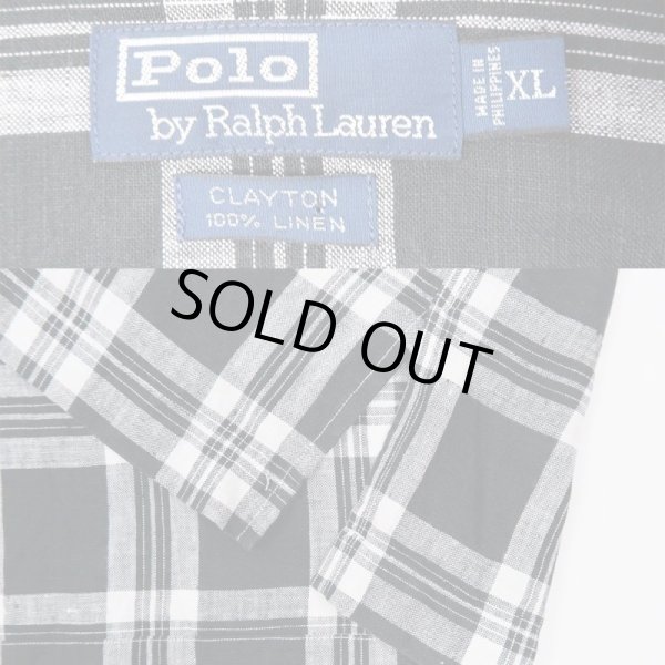 画像3: 90's Polo Ralph Lauren S/S オープンカラーシャツ "CLAYTON" (3)