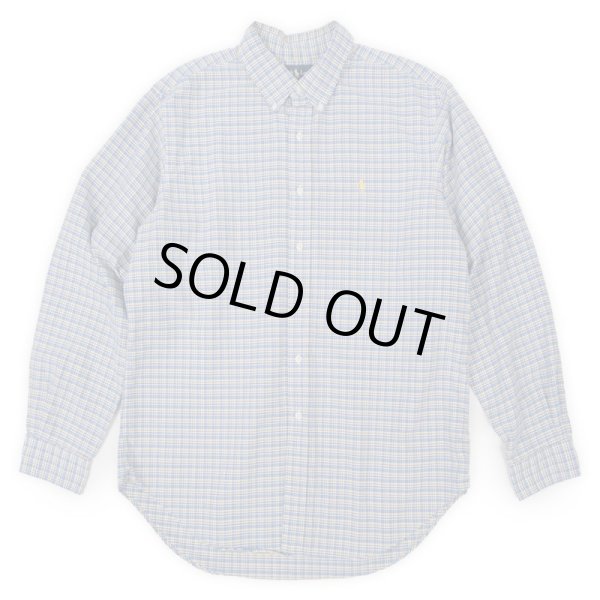 画像1: 90-00's Polo Ralph Lauren ボタンダウンシャツ "チェック柄 / CLASSIC FIT" (1)