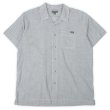 画像1: 00's Eddie Bauer ストライプ柄 オープンカラーシャツ (1)