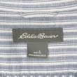 画像2: 00's Eddie Bauer ストライプ柄 オープンカラーシャツ (2)