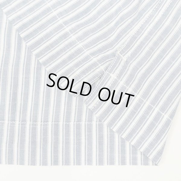 画像5: 00's Eddie Bauer ストライプ柄 オープンカラーシャツ (5)